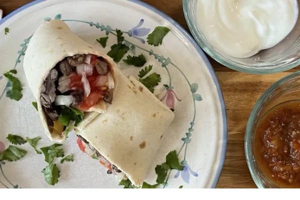 Burrito s černými fazolemi