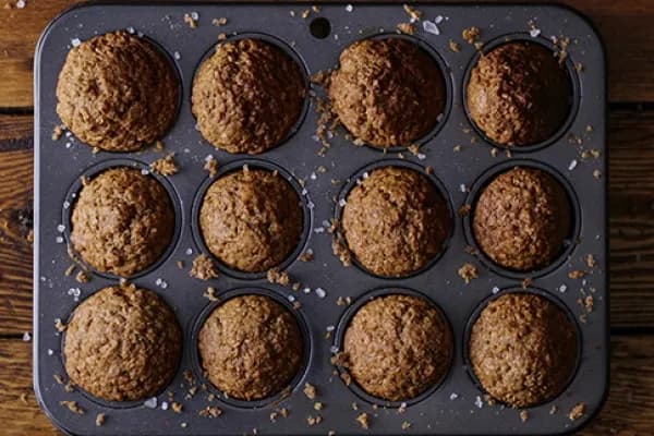 Otrubové muffiny s rozinkami