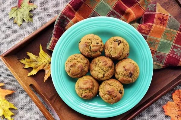Muffiny s brusinkami a dýní