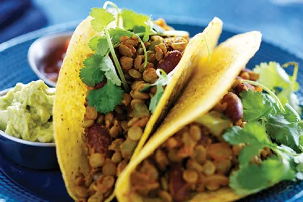 Čočková tacos