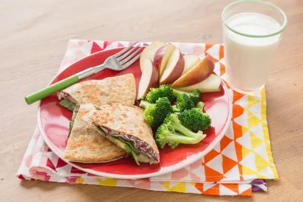 Quesadilla s červenými fazolemi