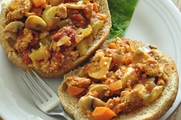 Zeleninové sloppy joe