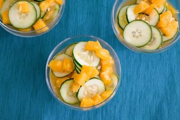 Spicy Cucumber & Orange Salad