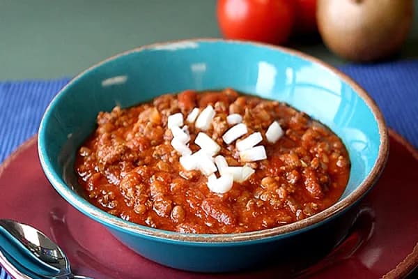 Chilli ze dvou druhů fazolí